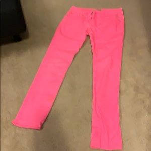 pink jeans